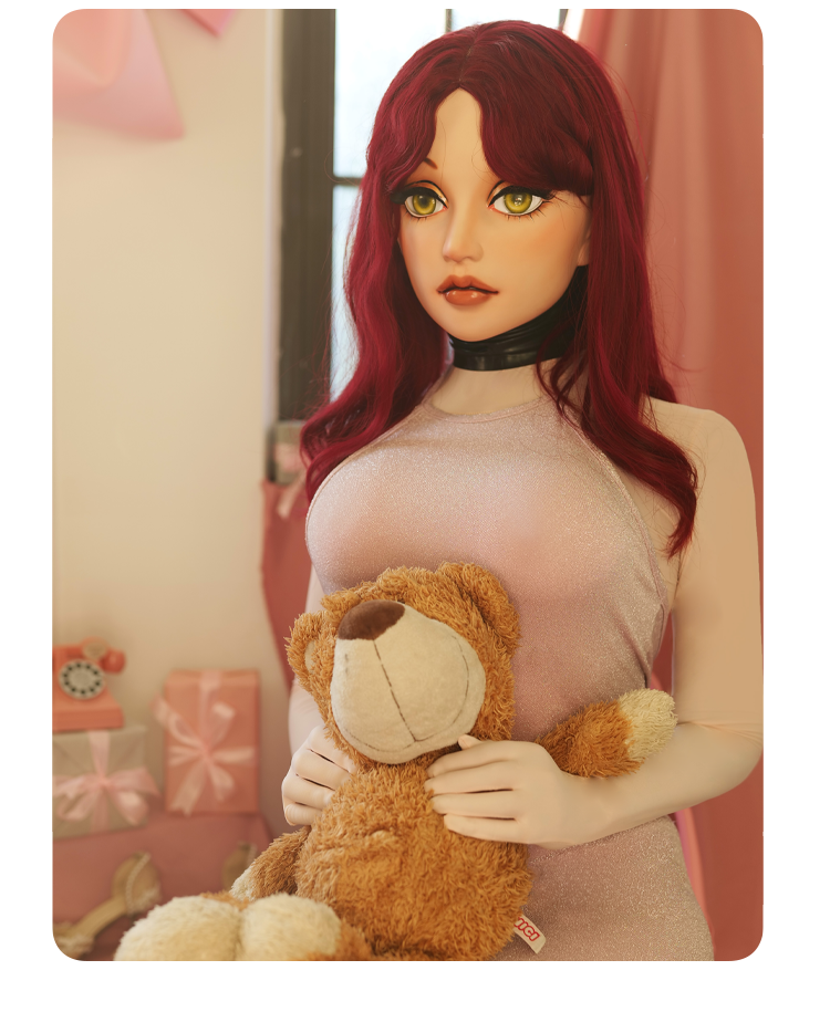 高品質フィメールドールマスク“Parker”　アニメマスク　メイク付き　フルヘッドマスク　後頭部ラテックス　Female Doll Mask　正規品保証　CDCOSER通販　全国送料無料-12