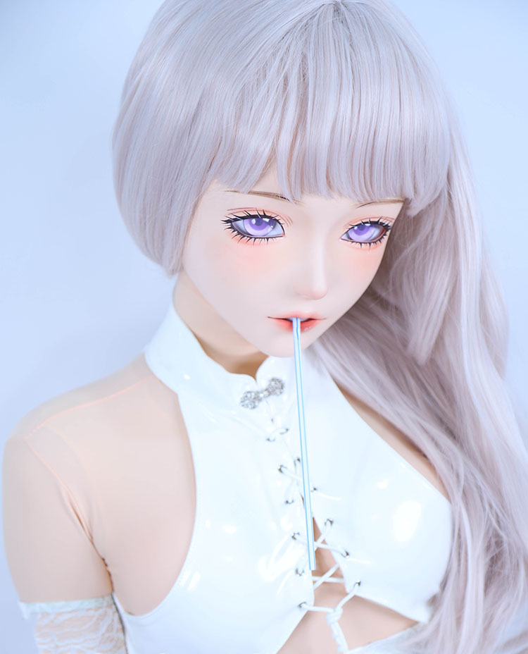 高品質　月神-Dr.P　大人気Kigurumi Mask　着ぐるみフルヘッドマスク＆専用ウィッグセット　超可愛い顔　サイズオーダーメイド　河妖工房製品　正規品保証　全国送料無料-6