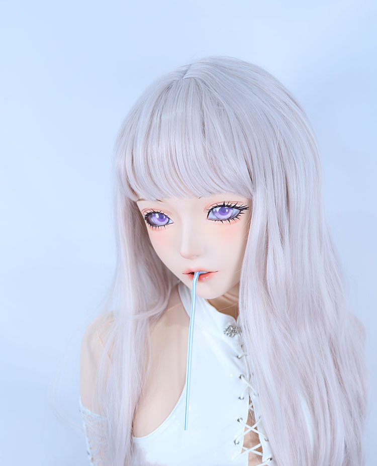 高品質　月神-Dr.P　大人気Kigurumi Mask　着ぐるみフルヘッドマスク＆専用ウィッグセット　超可愛い顔　サイズオーダーメイド　河妖工房製品　正規品保証　全国送料無料-8