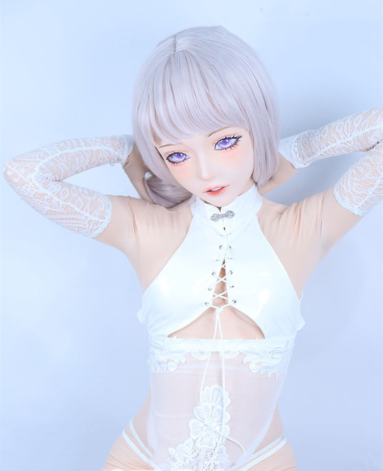 高品質　月神-Dr.P　大人気Kigurumi Mask　着ぐるみフルヘッドマスク＆専用ウィッグセット　超可愛い顔　サイズオーダーメイド　河妖工房製品　正規品保証　全国送料無料-9