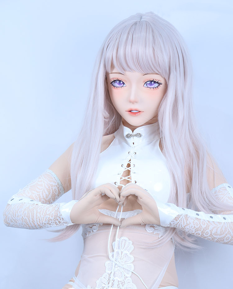 高品質　月神-Dr.P　大人気Kigurumi Mask　着ぐるみフルヘッドマスク＆専用ウィッグセット　超可愛い顔　サイズオーダーメイド　河妖工房製品　正規品保証　全国送料無料-10