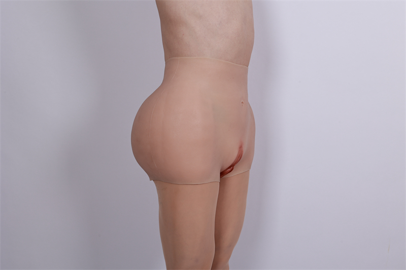 豊股豊尻　超セクシーなボクサーパンツ　お尻にアナルホール付き　ヒップアップ　男の娘　女性らしい曲線美　偽膣付き挿入可能　小便チューブ付き　陰毛付き可能　超リアルな女性器　美尻　女装変装下着-9