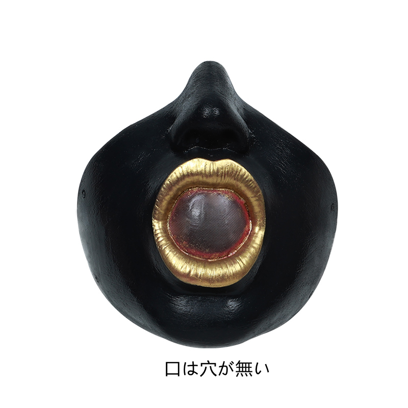 黒色/白色シリコン製　半面マスク　SMゲーム　ハーフマスク　女装道具-14