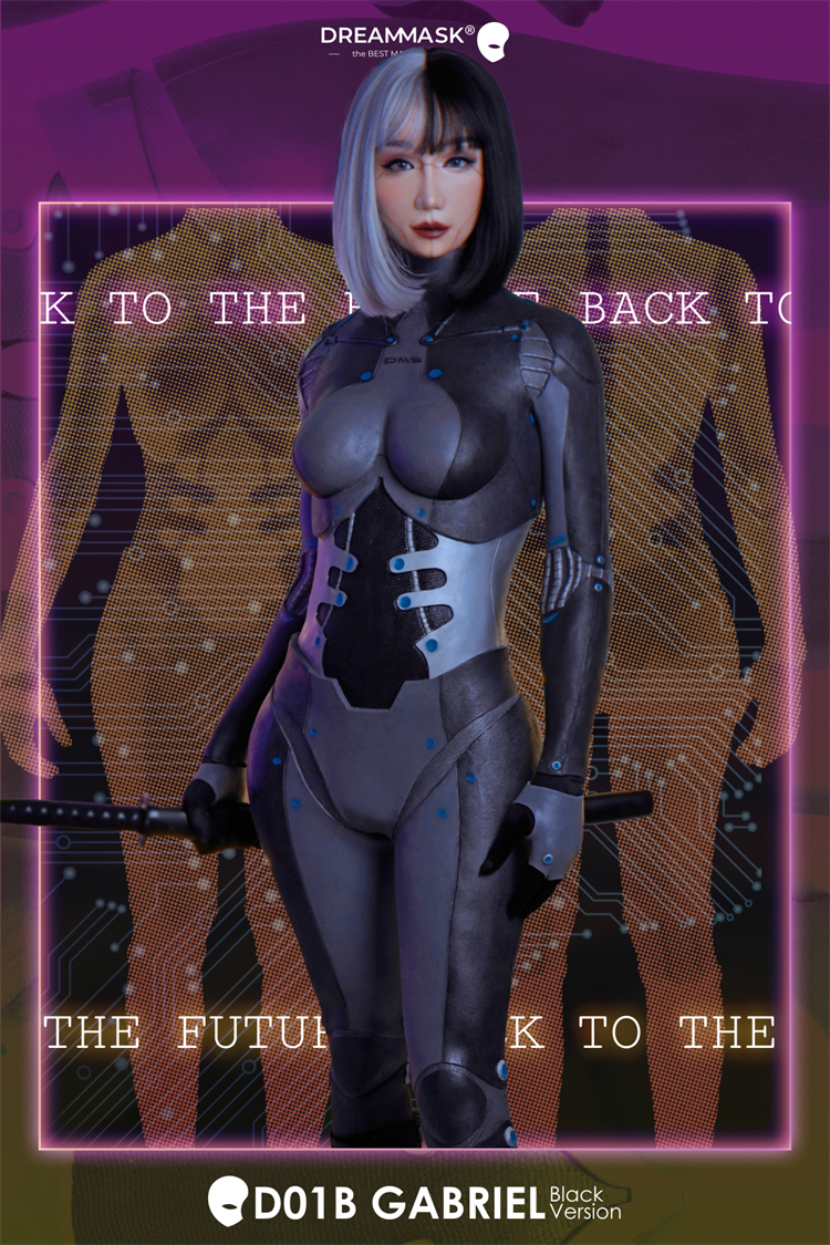 大人気最新作　D01Bガブリエル　未来美少女戦士　Dark Angel　サイボーグ化シリコンスーツ　女体化スーツ　背中にファスナー付き　9分丈性転換ボディスキン　高品質シリコン材質　正規品保証　cdcoser通販　全国送料無料-2