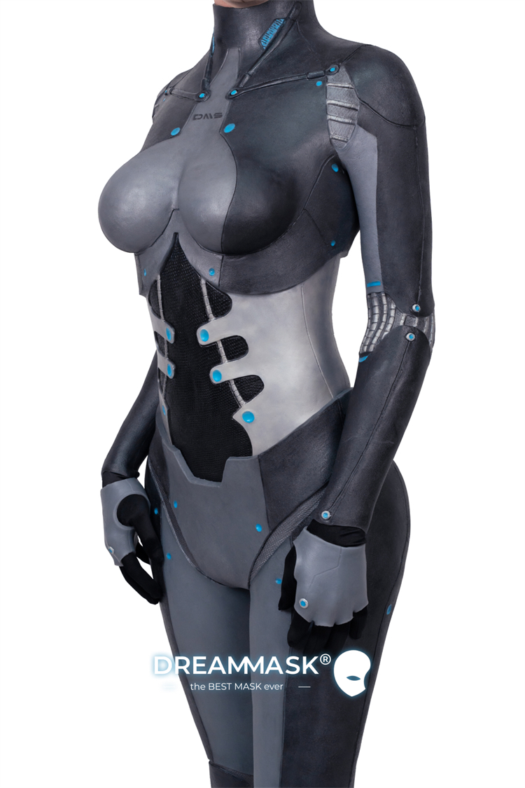 大人気最新作　D01Bガブリエル　未来美少女戦士　Dark Angel　サイボーグ化シリコンスーツ　女体化スーツ　背中にファスナー付き　9分丈性転換ボディスキン　高品質シリコン材質　正規品保証　cdcoser通販　全国送料無料-8