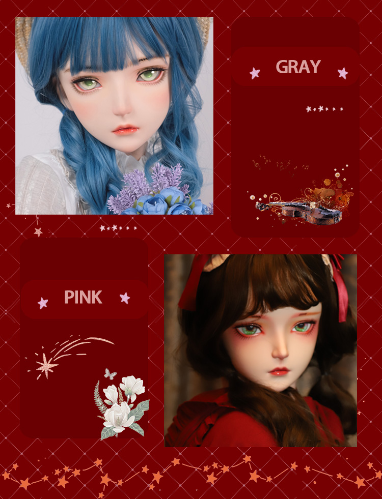 高品質　可愛いフィメールドールマスク　黒曜　二次元美少女　樹脂製　メイク付き　ハーフマスク　Female kigurumi Mask　正規品保証　CDCOSER通販　全国送料無料-7