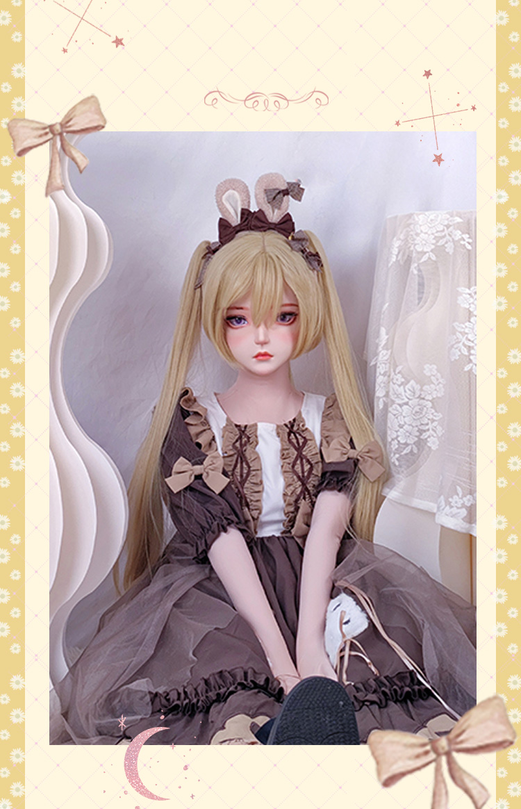高品質　可愛いフィメールドールマスク　黒曜　二次元美少女　樹脂製　メイク付き　ハーフマスク　Female kigurumi Mask　正規品保証　CDCOSER通販　全国送料無料-11