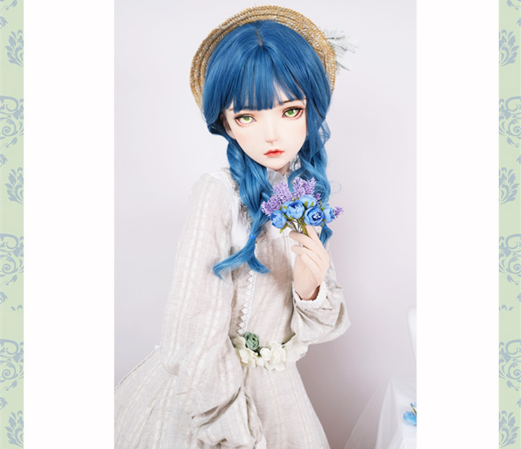高品質　可愛いフィメールドールマスク　黒曜　二次元美少女　樹脂製　メイク付き　ハーフマスク　Female kigurumi Mask　正規品保証　CDCOSER通販　全国送料無料-17