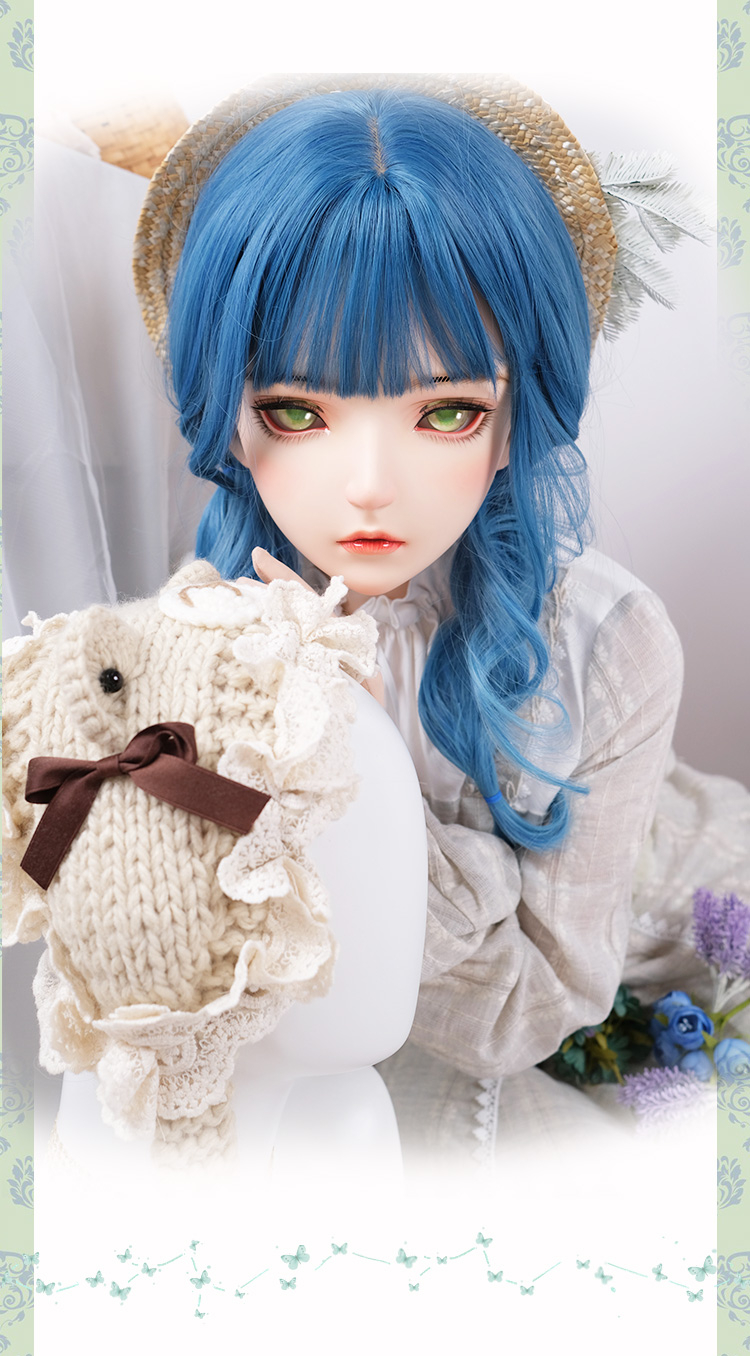 高品質　可愛いフィメールドールマスク　黒曜　二次元美少女　樹脂製　メイク付き　ハーフマスク　Female kigurumi Mask　正規品保証　CDCOSER通販　全国送料無料-18