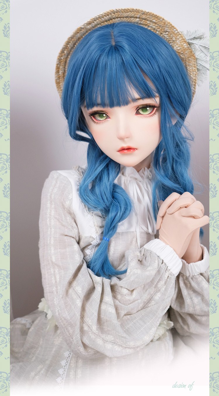 高品質　可愛いフィメールドールマスク　黒曜　二次元美少女　樹脂製　メイク付き　ハーフマスク　Female kigurumi Mask　正規品保証　CDCOSER通販　全国送料無料-19