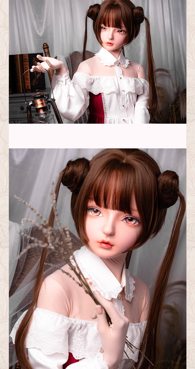 高品質　可愛いフィメールドールマスク　白童　二次元美少女　樹脂製　メイク付き　ハーフマスク　Female kigurumi Mask　正規品保証　CDCOSER通販　全国送料無料-15