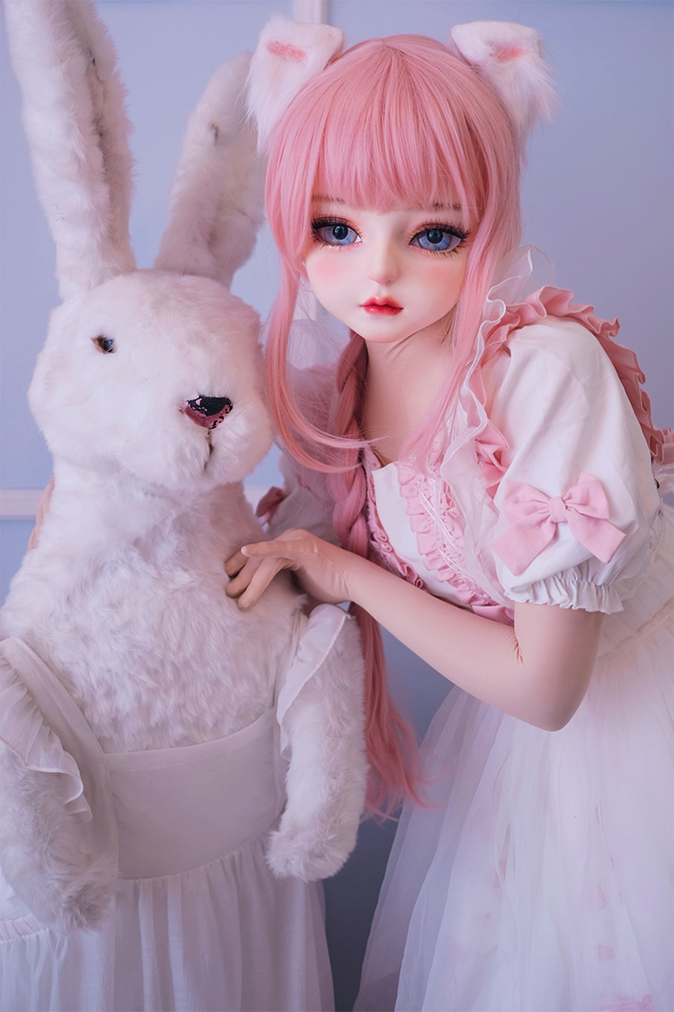 高品質　可愛いフィメールドールマスク　軟軟　二次元美少女　樹脂製　メイク付き　ハーフマスク　Female kigurumi Mask　正規品保証　CDCOSER通販　全国送料無料-6