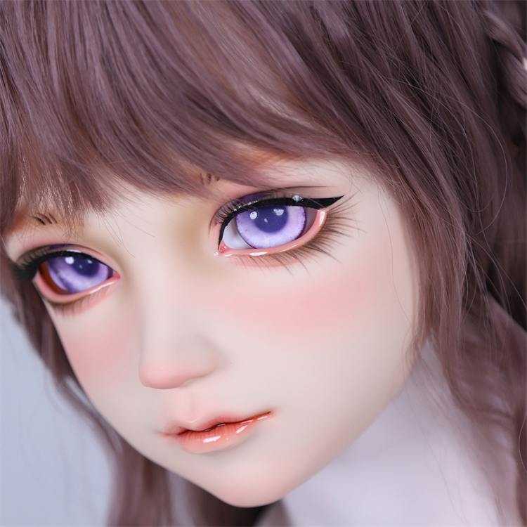正規品保証　樹脂製　美少女ハーフマスク　高品質　可愛い顔　フィメール 着ぐるみマスク　メイク付き　CDCOSER通販　全国送料無料-13