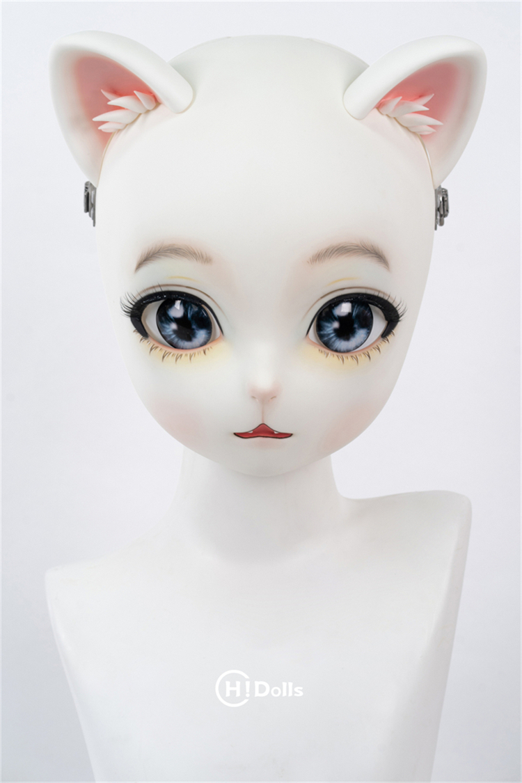 HIDOLLS大人気の動物シリーズ　HD04　Lilith　リリス　猫頭　キグルミマスク　ノーマルメイク付き　正規品保証-6