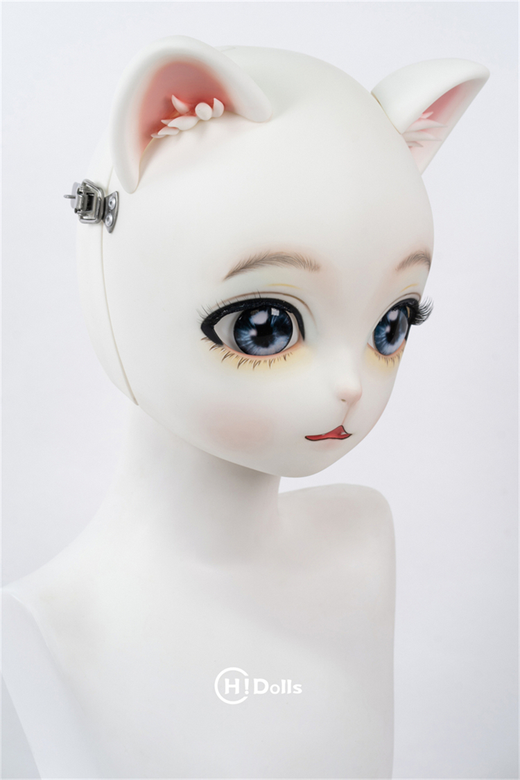 HIDOLLS大人気の動物シリーズ　HD04　Lilith　リリス　猫頭　キグルミマスク　ノーマルメイク付き　正規品保証-7