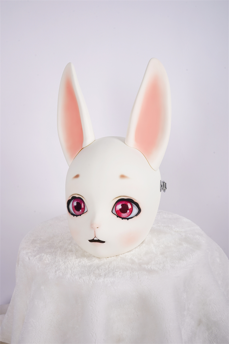 HIDOLLS大人気の動物シリーズ　可愛いウサギ顔　HD06　Hinata　ヒナタ　兎頭　キグルミマスク　正規品保証-10