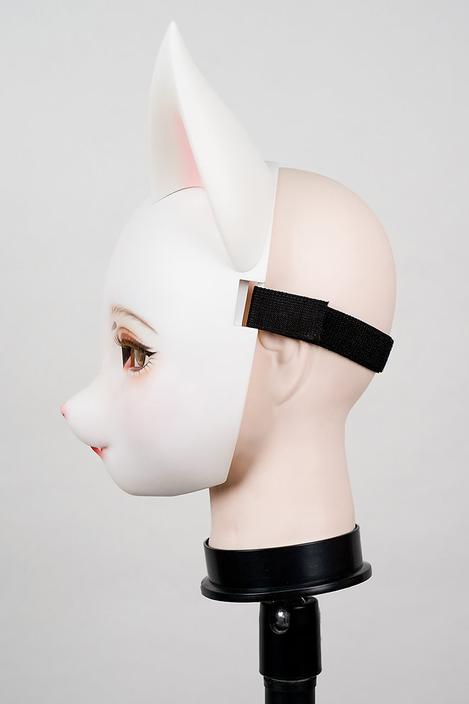 HIDOLLS大人気の動物シリーズ　HD09　狐の顔　キュウビ　高品質　キグルミ　フルヘッドマスク  ノーマルメイク付き　正規品保証-15