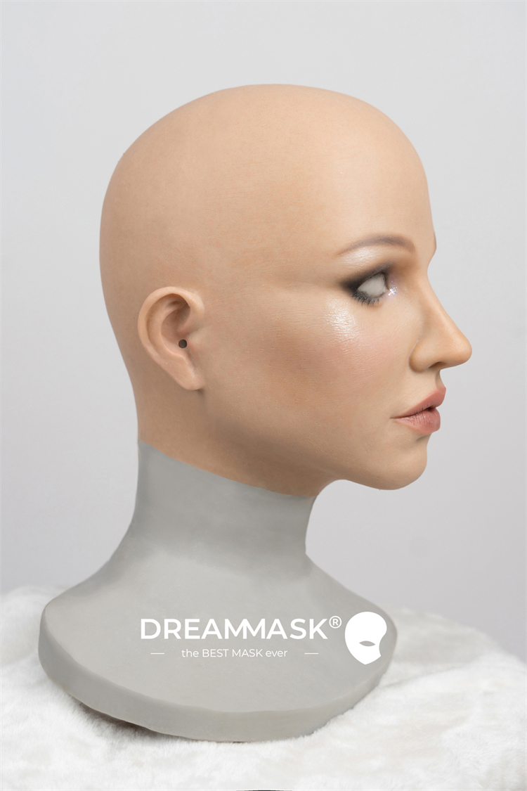 Dreammask正規品通販ネットショップです。新品登場‼M26（普通版）/M26+（アップグレード版）瀾ちゃん（Doris）　欧米美人顔　高品質　フルヘッド　植毛の眉毛　ノーマルメイク/ビューティーメイク/Office Ladyメイク/女神スペシャルメイク2付き　フィット感のすごいフィメールマスク　正規品保証　全国送料無料-14