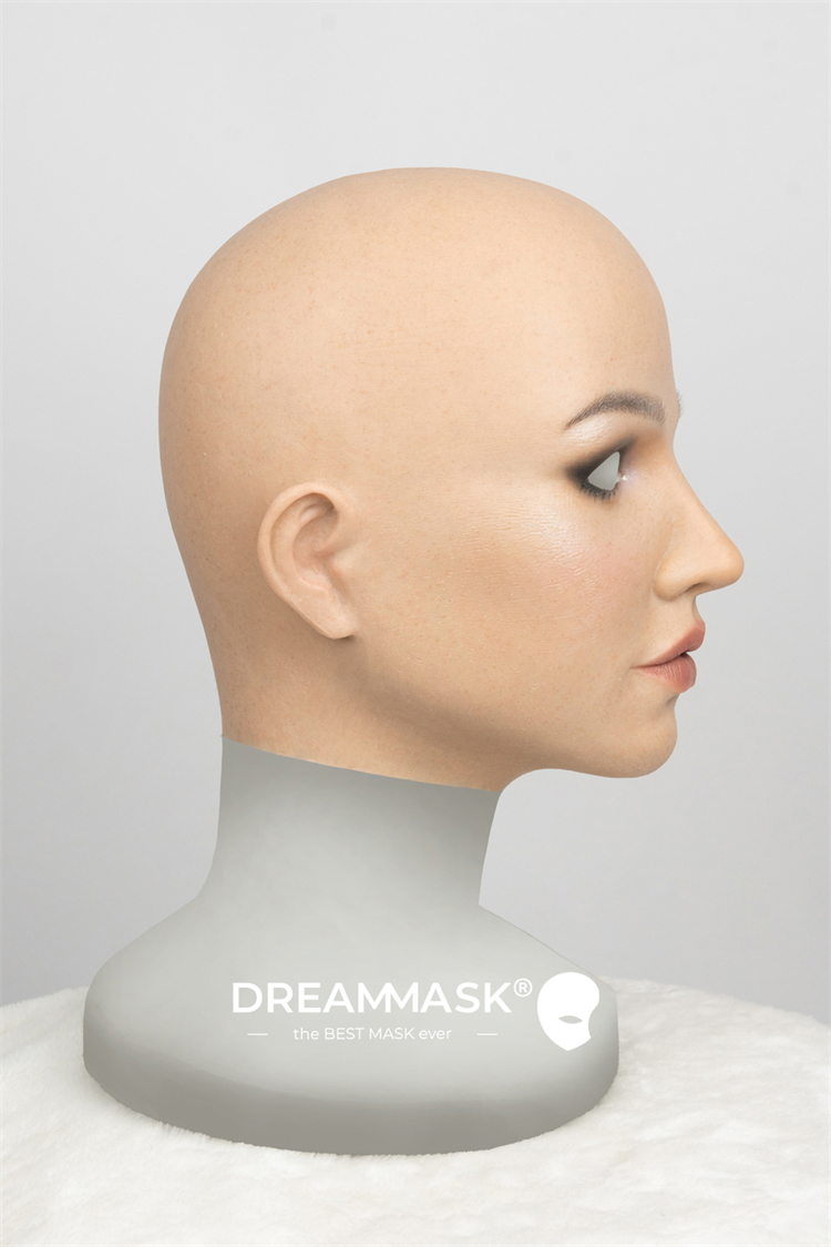 Dreammask正規品通販ネットショップです。新品登場‼M26（普通版）/M26+（アップグレード版）瀾ちゃん（Doris）　欧米美人顔　高品質　フルヘッド　植毛の眉毛　ノーマルメイク/ビューティーメイク/Office Ladyメイク/女神スペシャルメイク2付き　フィット感のすごいフィメールマスク　正規品保証　全国送料無料-20