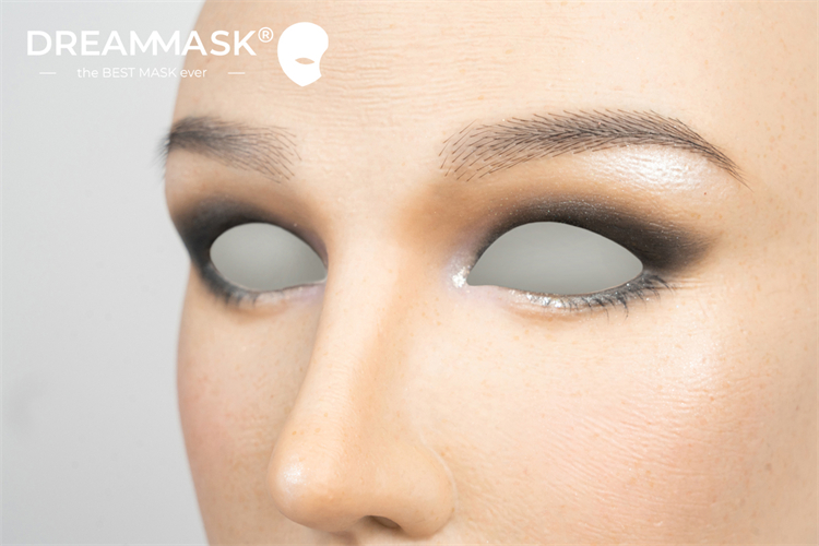 Dreammask正規品通販ネットショップです。新品登場‼M26（普通版）/M26+（アップグレード版）瀾ちゃん（Doris）　欧米美人顔　高品質　フルヘッド　植毛の眉毛　ノーマルメイク/ビューティーメイク/Office Ladyメイク/女神スペシャルメイク2付き　フィット感のすごいフィメールマスク　正規品保証　全国送料無料-21