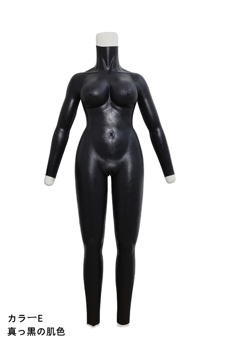 新品登場！！ Hカップ男女同体化全身スーツ　男性の陰茎＆女性の陰部　二つの生殖器通路付き　ふたなりスーツ　アナルホール付き　医療用シリコン素材製　背中にファスナー着脱　男女兼用スタイル　簡単にセクシー大変身-11