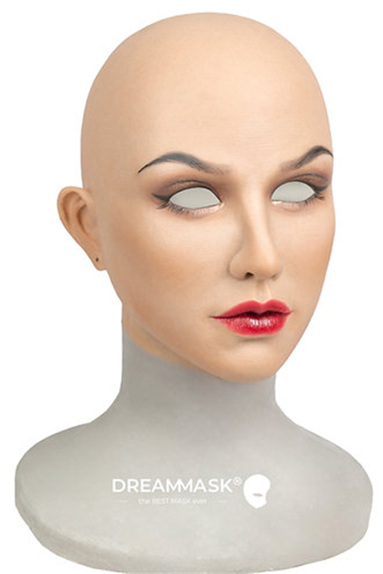 Dreammask正規品通販ネットショップです。新品登場‼M26（普通版）/M26+（アップグレード版）瀾ちゃん（Doris）　欧米美人顔　高品質　フールヘッド　植毛の眉毛　ノーマルメイク/ビューティーメイク/Office Ladyメイク/女神スペシャルメイク2付き　フィット感のすごいフィメールマスク　正規品保証　全国送料無料17