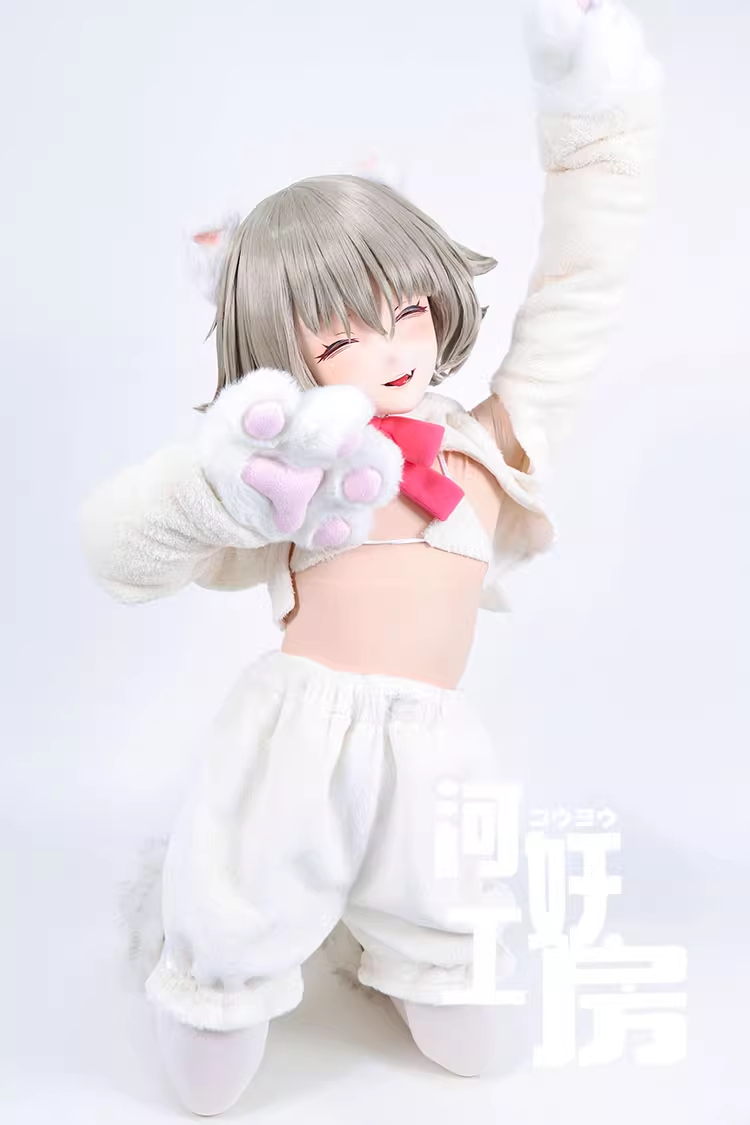 二次元美少女　可愛い　フルヘッド着ぐるみマスク(D-03)　通気孔付　高品質樹脂製　サイズオーダーメイド　全頭面　鍵つき　KIGURUMI変身　コスプレマスク　河妖工房製品　正規品保証　全国送料無料-9