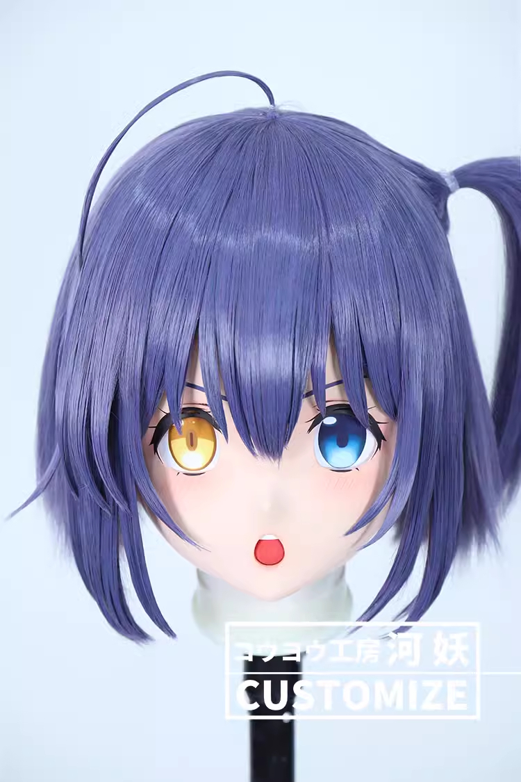 二次元美少女　フルヘッド着ぐるみマスク(C-61~C-70)　通気孔付　高品質樹脂製　サイズオーダーメイド　鍵つき全頭面　KIGURUMI変身　コスプレマスク　河妖工房製品　正規品保証　全国送料無料-14