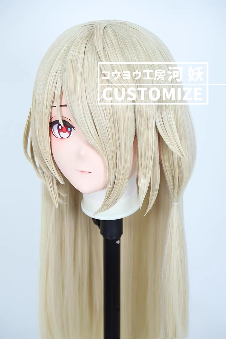 二次元美少女　フルヘッド着ぐるみマスク(C-71~C-80)　通気孔付　高品質樹脂製　サイズオーダーメイド　鍵つき全頭面　KIGURUMI変身　コスプレマスク　河妖工房製品　正規品保証　全国送料無料-14