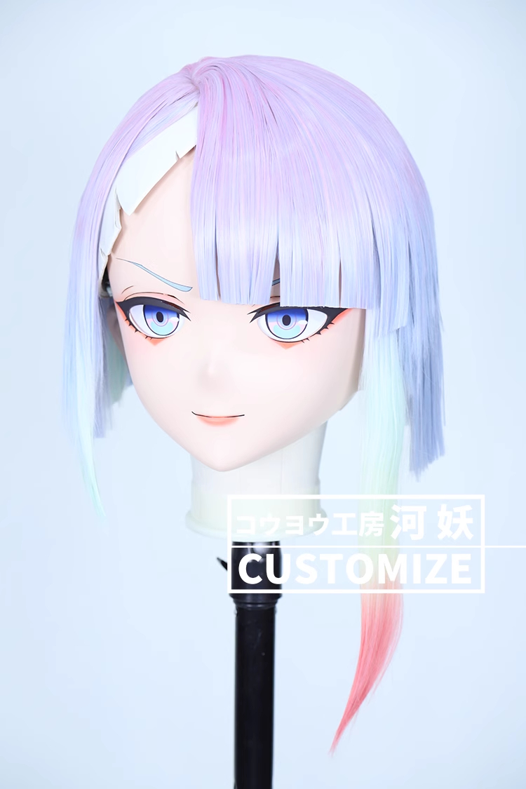 河妖工房製品　KIGURUMIマスク(C-101~C-110)　二次元美少女　通気孔付　高品質樹脂製　サイズオーダーメイド　かぎ付き全頭マスク　正規品保証　全国送料無料-7