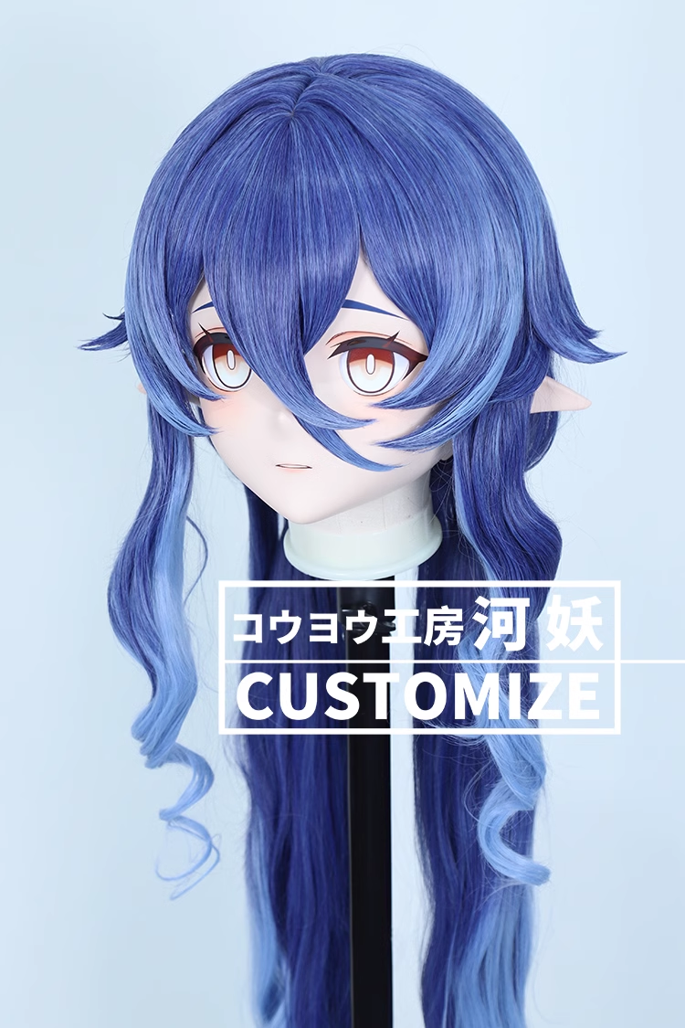 河妖工房製品　KIGURUMIマスク(C-101~C-110)　二次元美少女　通気孔付　高品質樹脂製　サイズオーダーメイド　かぎ付き全頭マスク　正規品保証　全国送料無料-13