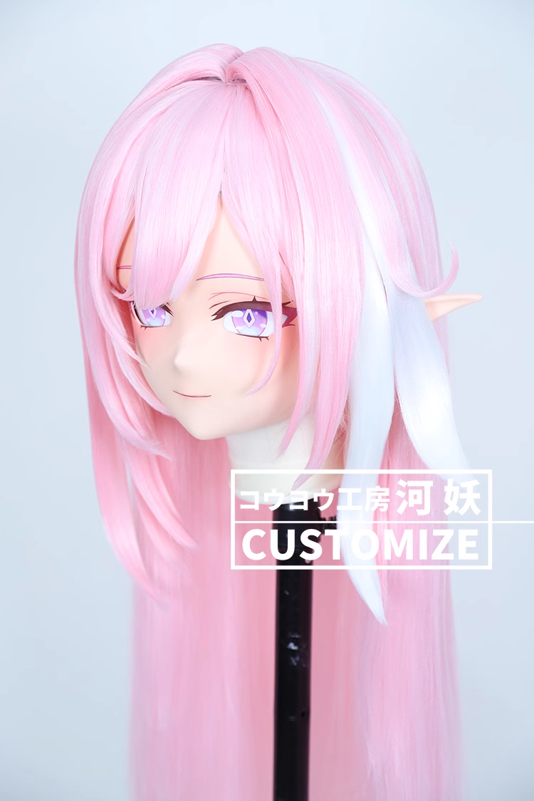 河妖工房製品　KIGURUMIマスク(C-101~C-110)　二次元美少女　通気孔付　高品質樹脂製　サイズオーダーメイド　かぎ付き全頭マスク　正規品保証　全国送料無料-16
