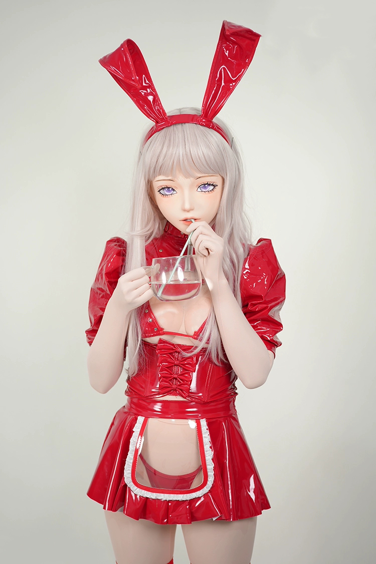 高品質　月神-Dr.P　大人気Kigurumi Mask　着ぐるみフルヘッドマスク＆専用ウィッグセット　超可愛い顔　サイズオーダーメイド　河妖工房製品　正規品保証　全国送料無料-4