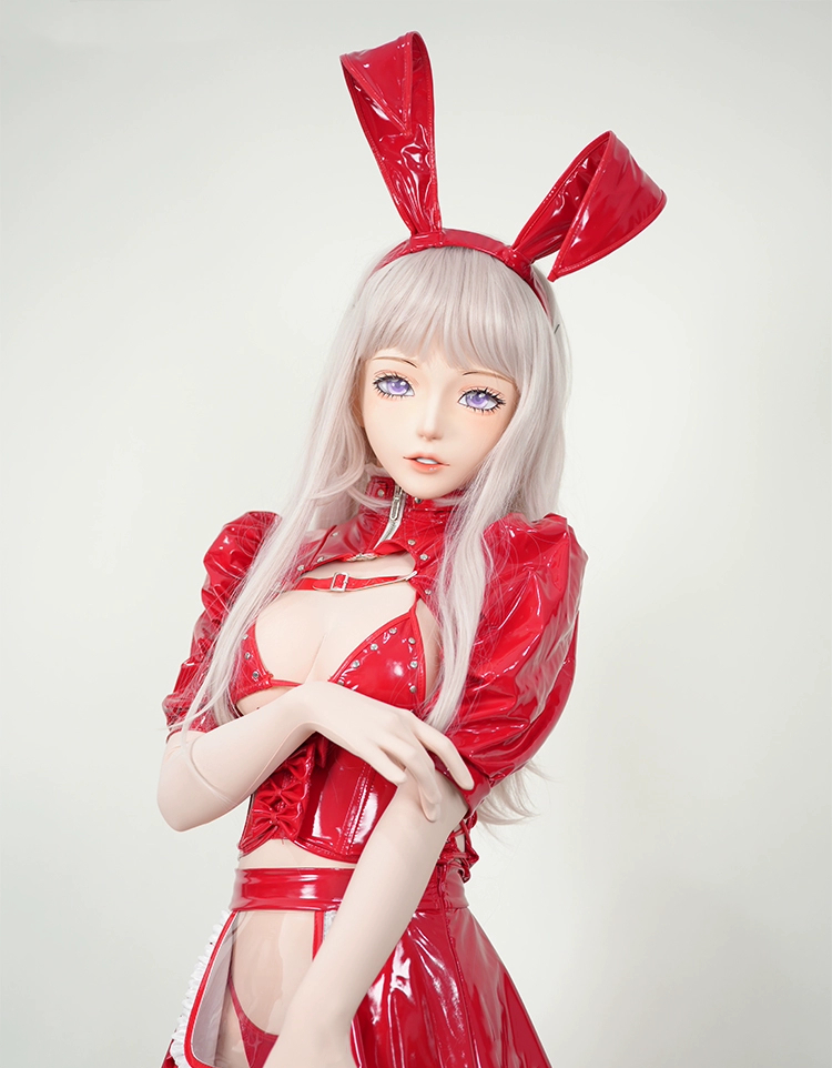 高品質　月神-Dr.P　大人気Kigurumi Mask　着ぐるみフルヘッドマスク＆専用ウィッグセット　超可愛い顔　サイズオーダーメイド　河妖工房製品　正規品保証　全国送料無料-5