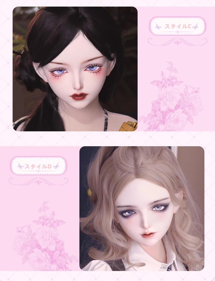 フィメールドールマスク　美少女「宴晩」　樹脂製　メイク付き　ハーフマスク　着ぐるみMask　正規品保証　CDCOSER通販　全国送料無料-3