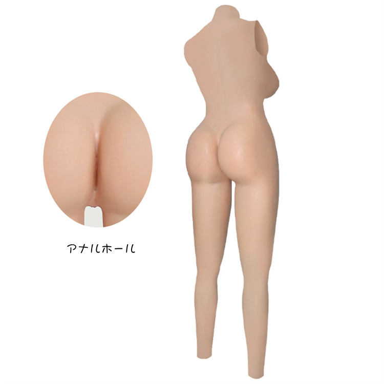 新品登場！！ 八字型のGカップ女体化スーツ　柔らかいシリコン充填の胸　超リアル　アナルホール付き　医療用シリコン素材製　ハニカム構造　蜂の巣　豊股豊尻効果が抜群　完璧に魅力的な女性に変身-11