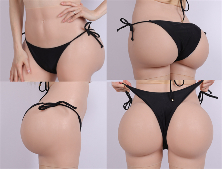 大人気　揺れ感のあるシリコンパンツ　ゼリー状のシリコン充填　ヒップアップ効果の高い女装下着　女性らしい綺麗なヒップラインに！-3