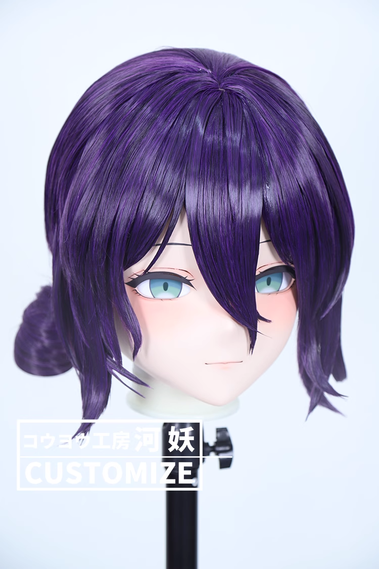 二次元美少女　鍵つき全頭面　KIGURUMIマスク(C-131~C-140)　通気孔付　高品質樹脂製　サイズオーダーメイド　フルヘッド　アニメマスク　河妖工房製品　正規品保証　全国送料無料-20