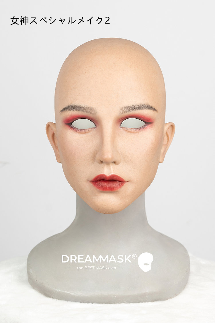 Dreammask正規品通販ネットショップです。新品登場‼M26（普通版）/M26+（アップグレード版）瀾ちゃん（Doris）　欧米美人顔　高品質　フールヘッド　植毛の眉毛　ノーマルメイク/ビューティーメイク/Office Ladyメイク/女神スペシャルメイク2付き　フィット感のすごいフィメールマスク　正規品保証　全国送料無料25