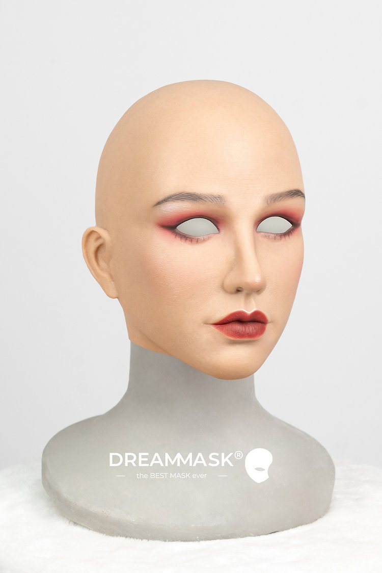 Dreammask正規品通販ネットショップです。新品登場‼M26（普通版）/M26+（アップグレード版）瀾ちゃん（Doris）　欧米美人顔　高品質　フルヘッド　植毛の眉毛　ノーマルメイク/ビューティーメイク/Office Ladyメイク/女神スペシャルメイク2付き　フィット感のすごいフィメールマスク　正規品保証　全国送料無料-37