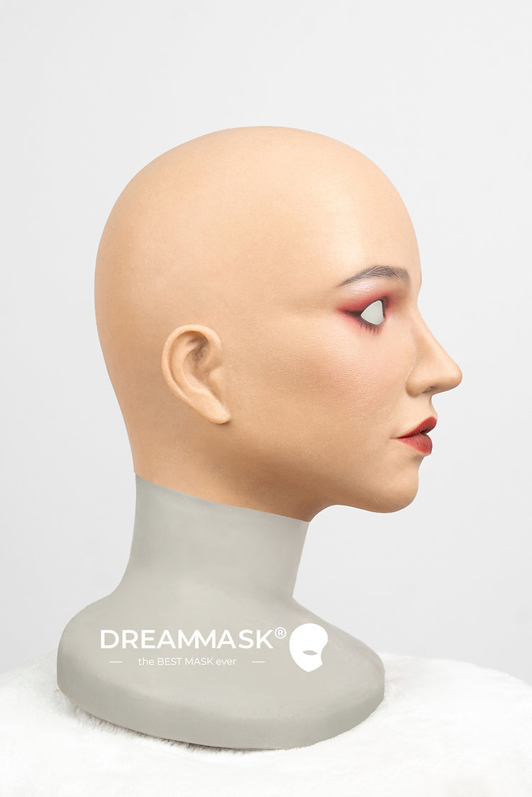 Dreammask正規品通販ネットショップです。新品登場‼M26（普通版）/M26+（アップグレード版）瀾ちゃん（Doris）　欧米美人顔　高品質　フルヘッド　植毛の眉毛　ノーマルメイク/ビューティーメイク/Office Ladyメイク/女神スペシャルメイク2付き　フィット感のすごいフィメールマスク　正規品保証　全国送料無料-38