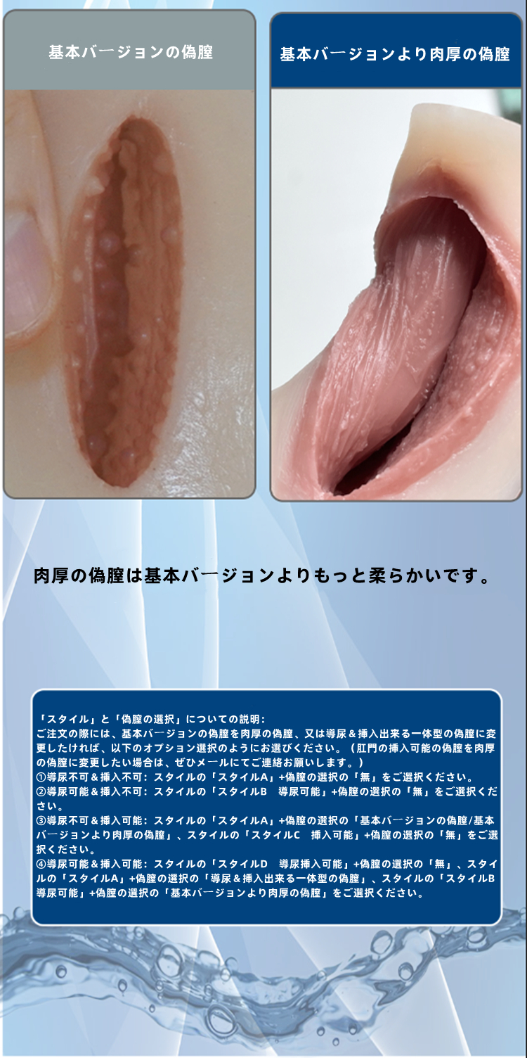 CDCOSER限定で販売している高品質の性転換パンツ　ハニカム構造が肝心！お尻と太ももがボリューミー！蜂の巣　豊股豊尻　女性器が2つあるシリコン下着オーダー可能　シリコン三分丈下着（PLUS)　通気孔付　魅惑のS字カーブ　ヒップアップ効果が抜群　美尻　リアルな女性器　女装したい方＆男の娘へお勧め　性転換　変装必要品-9