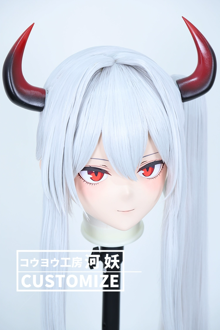 二次元美少女　鍵つき全頭面　KIGURUMIマスク(C-141~C-150)　通気孔付　高品質樹脂製　サイズオーダーメイド　フルヘッド　アニメマスク　河妖工房製品　正規品保証　全国送料無料-20