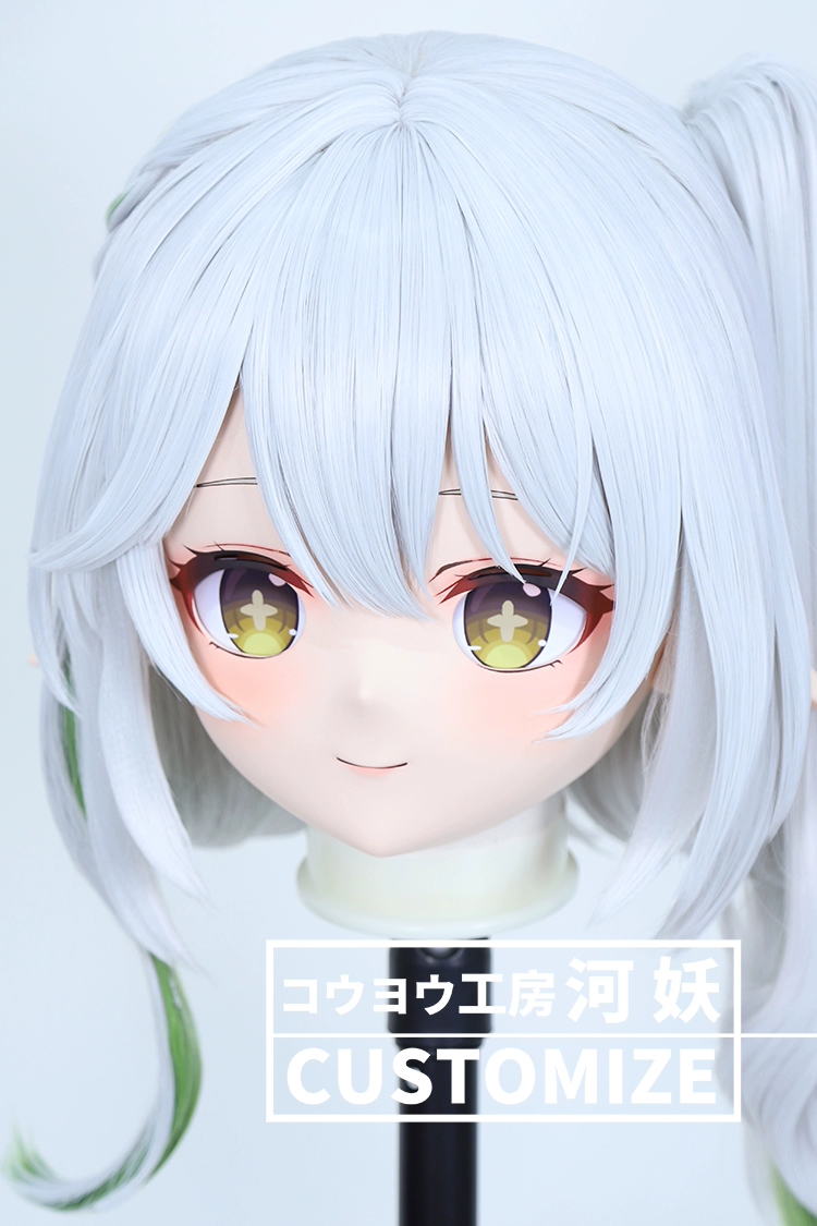 二次元美少女　鍵つき全頭面　KIGURUMIマスク(C-141~C-150)　通気孔付　高品質樹脂製　サイズオーダーメイド　フルヘッド　アニメマスク　河妖工房製品　正規品保証　全国送料無料-29