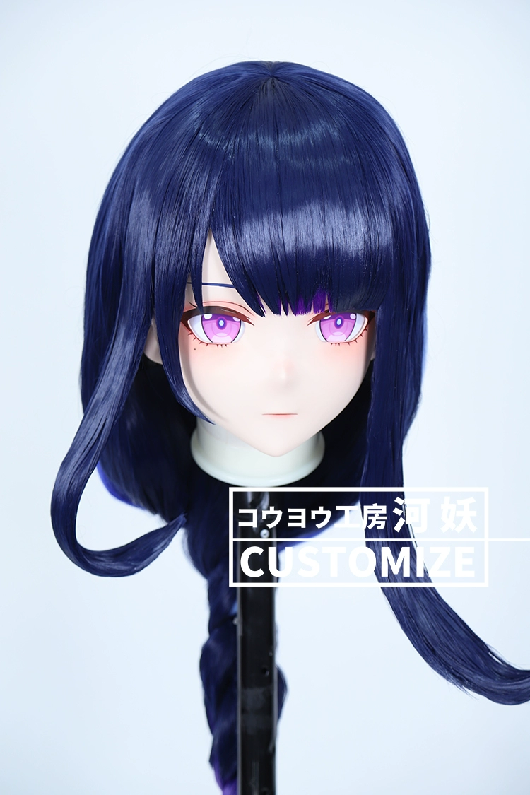 二次元美少女　鍵つき全頭面　KIGURUMIマスク(C-161~C-170)　通気孔付　高品質樹脂製　サイズオーダーメイド　フルヘッド　アニメマスク　河妖工房製品　正規品保証　全国送料無料-14