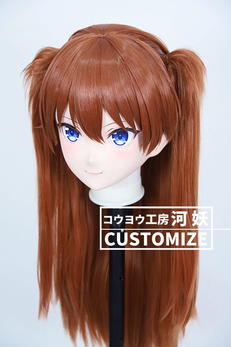 二次元美少女　鍵つき全頭面　KIGURUMIマスク(C-161~C-170)　通気孔付　高品質樹脂製　サイズオーダーメイド　フルヘッド　アニメマスク　河妖工房製品　正規品保証　全国送料無料-21