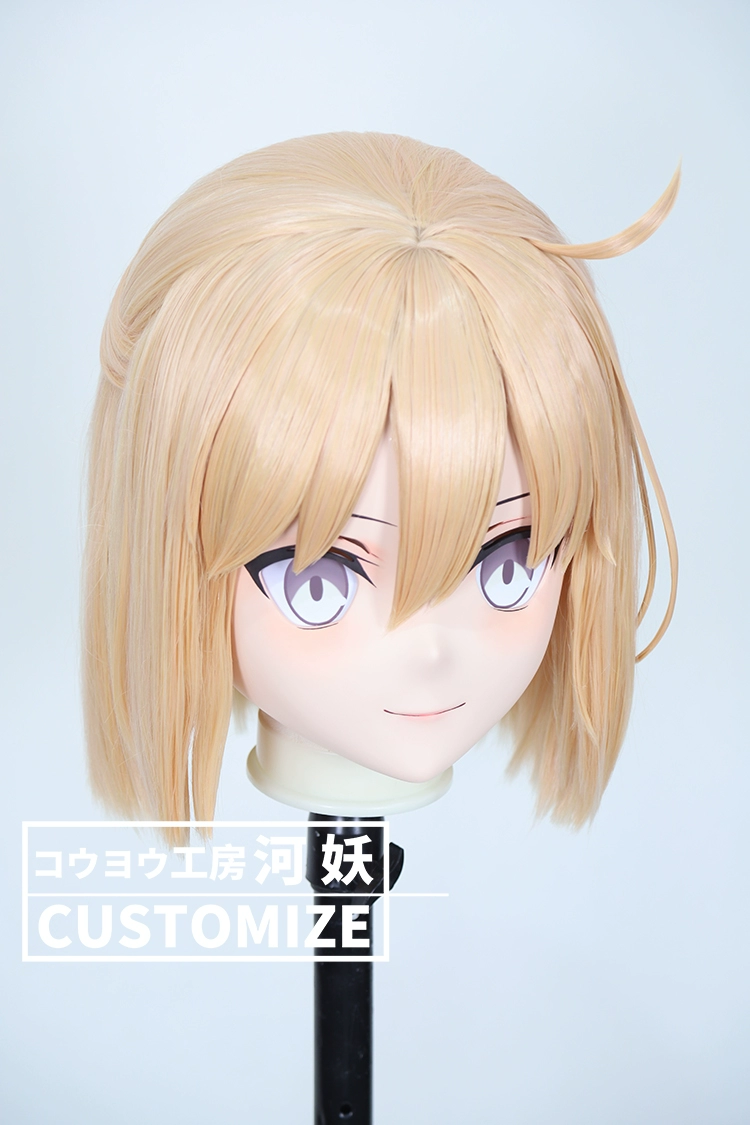 二次元美少女　鍵つき全頭面　KIGURUMIマスク(C-171~C-180)　通気孔付　高品質樹脂製　サイズオーダーメイド　フルヘッド　アニメマスク　河妖工房製品　正規品保証　全国送料無料-20