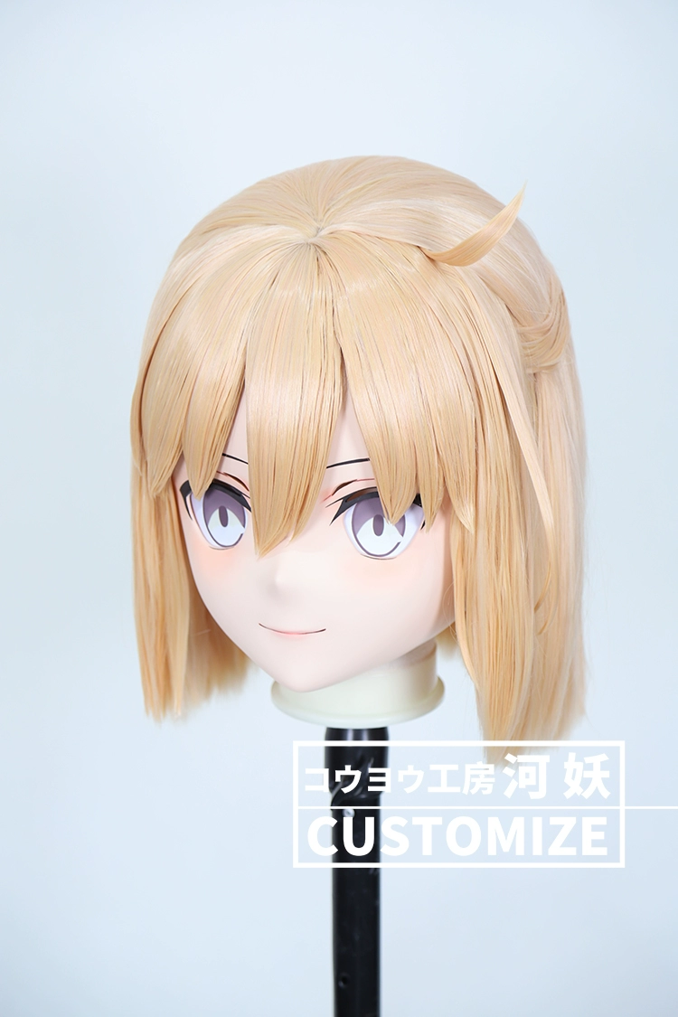 二次元美少女　鍵つき全頭面　KIGURUMIマスク(C-171~C-180)　通気孔付　高品質樹脂製　サイズオーダーメイド　フルヘッド　アニメマスク　河妖工房製品　正規品保証　全国送料無料-21