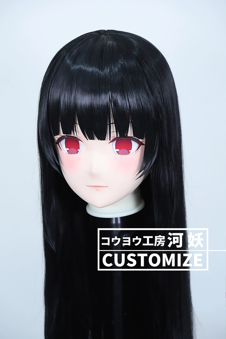 二次元美少女　鍵つき全頭面　KIGURUMIマスク(C-171~C-180)　通気孔付　高品質樹脂製　サイズオーダーメイド　フルヘッド　アニメマスク　河妖工房製品　正規品保証　全国送料無料-30
