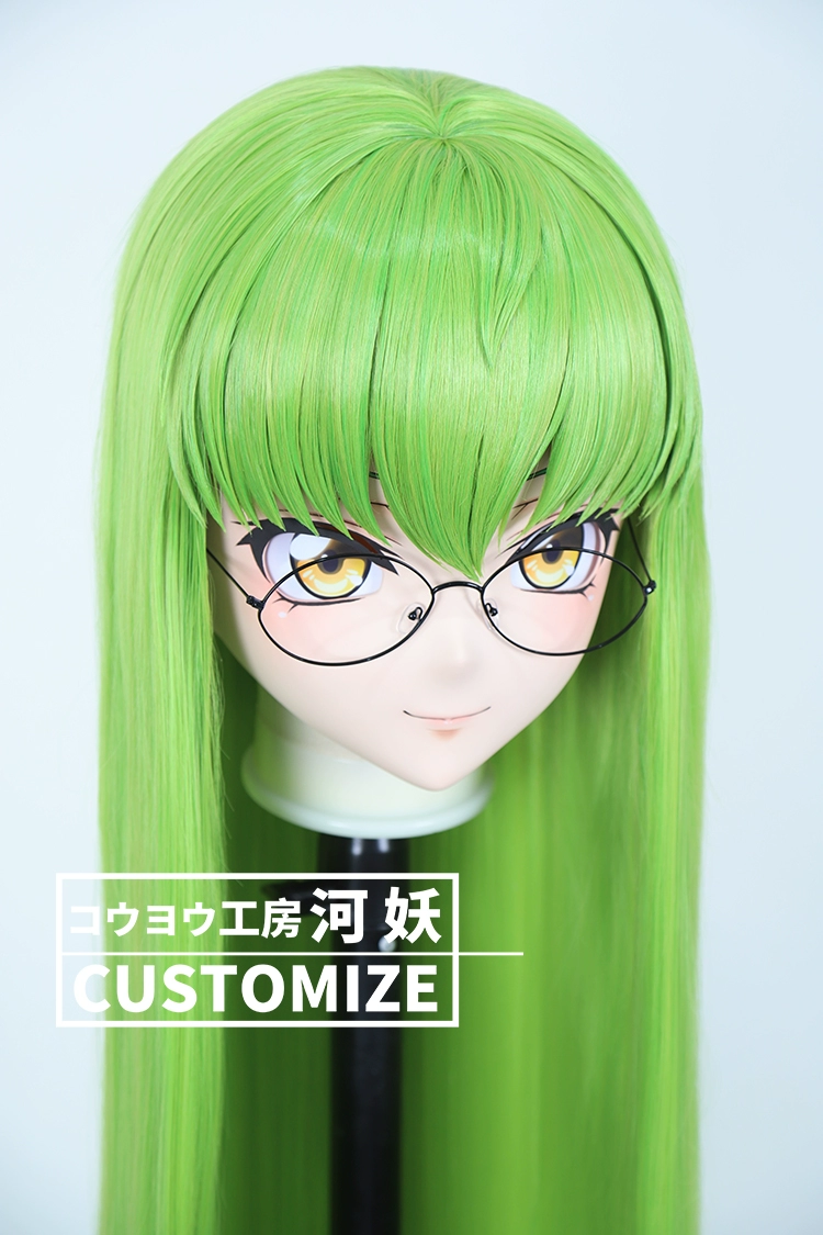 二次元美少女　鍵つき全頭面　KIGURUMIマスク(C-181~C-190)　通気孔付　高品質樹脂製　サイズオーダーメイド　フルヘッド　アニメマスク　河妖工房製品　正規品保証　全国送料無料-8